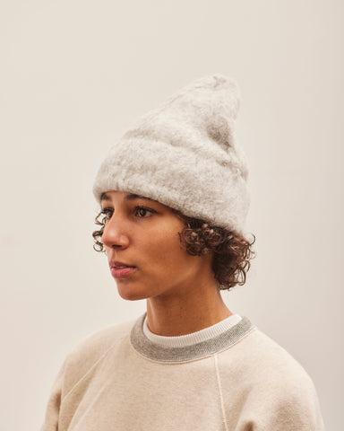 Atelier Delphine Brushed Beanie, Cloud