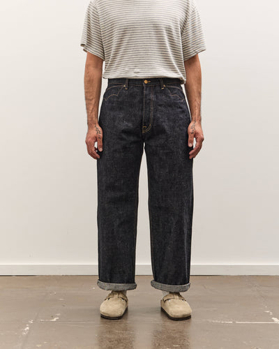 Brain Dead Type 00: 15.5 oz Denim, Indigo