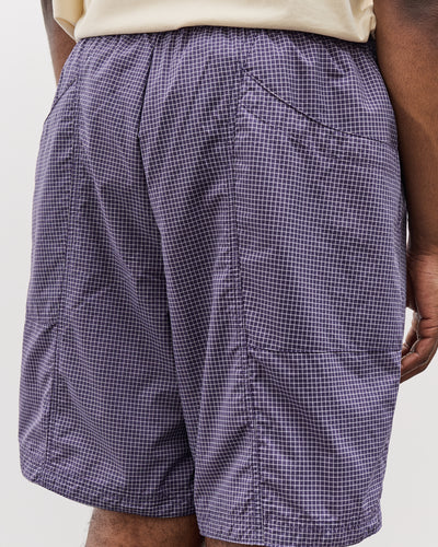 Brain Dead Unisex Gridded Ripstop Utility Short, Blueberry