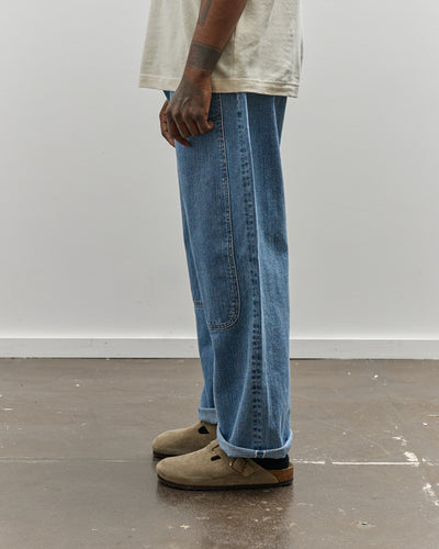 Brain Dead Unisex Type 02: 14.1oz Selvedge Denim, Washed Indigo