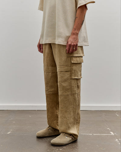 Colbo Unisex Cargo Pants, Hard Wash Beige