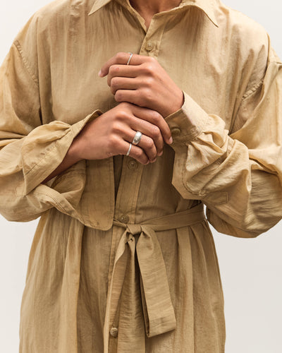 Colbo Office Dress, Washed Gold Nylon