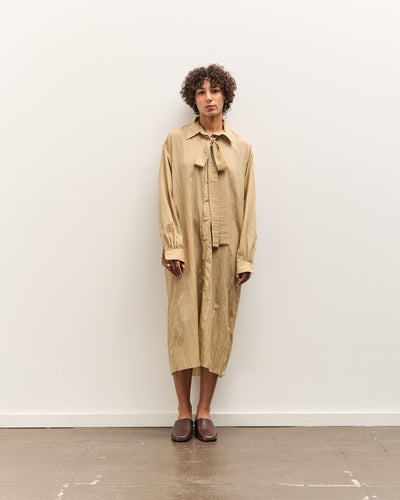 Colbo Office Dress, Washed Gold Nylon