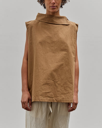 Colbo Side Collar Vest, Ochre