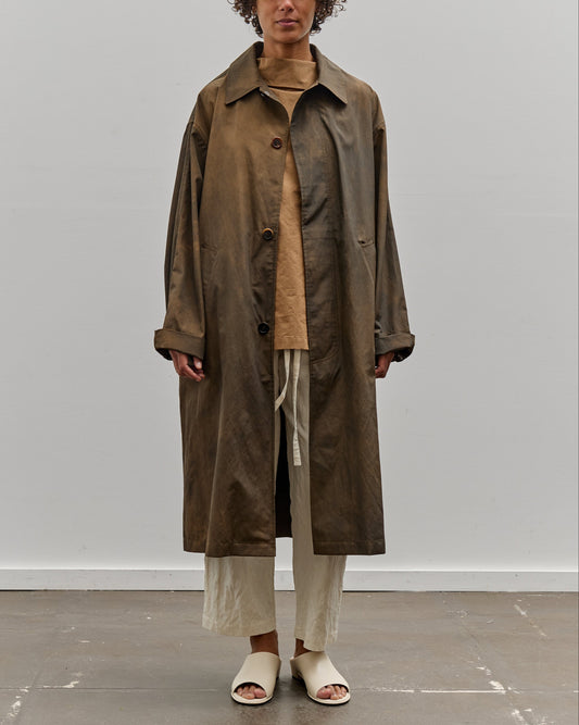 Colbo Trench Coat, Washed Dark Brown