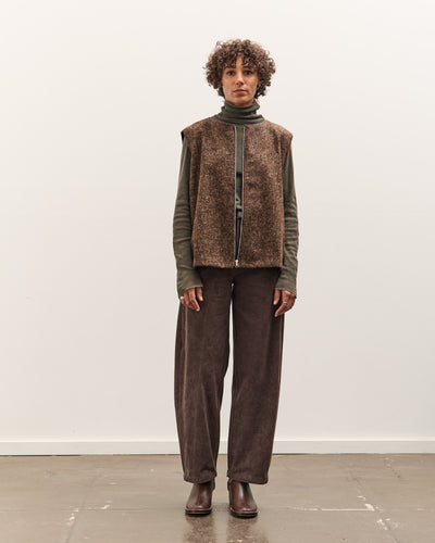 Colbo Zip Vest, Speckled Brown