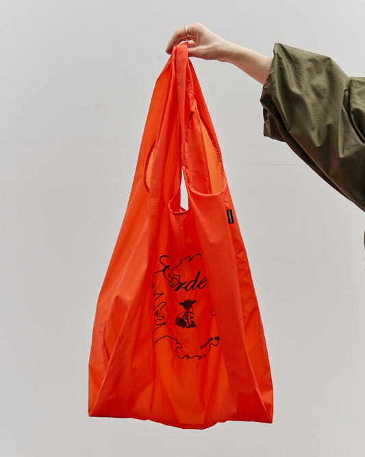 Cordera Embroidered Bag, Galicia, Orange