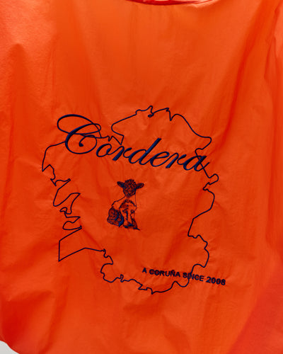 Cordera Embroidered Bag, Galicia, Orange