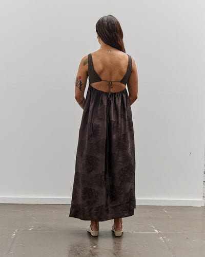 Cordera Handmade Crochet Dress, Dark Brown