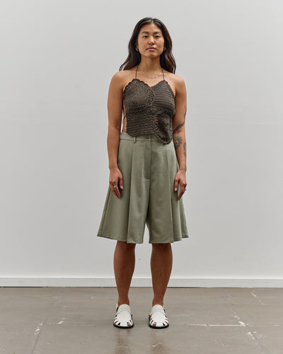 Cordera Handmade Crochet Top, Brown