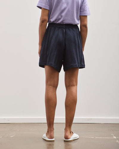 Cordera Herringbone Shorts, Navy
