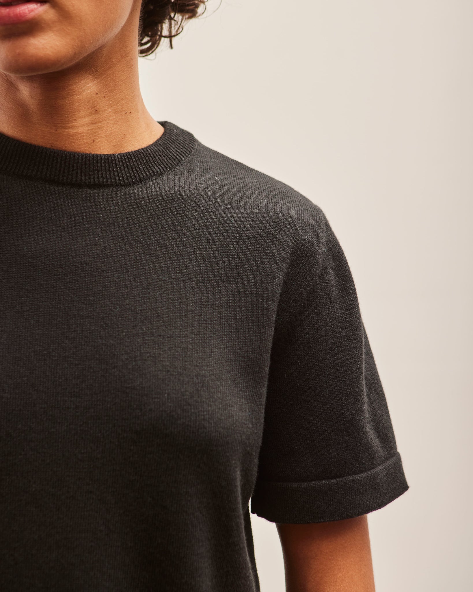 Cordera Merino Wool T-Shirt, Black