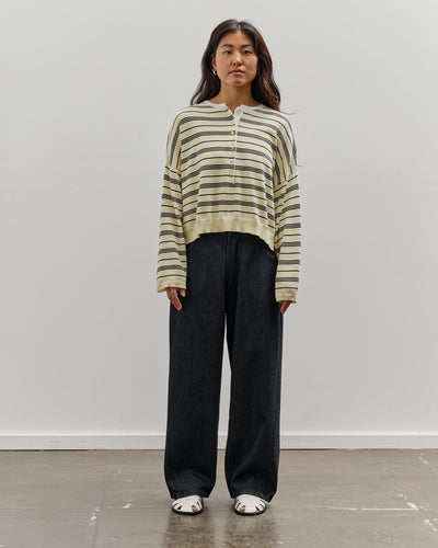 Cordera Organic Cotton Polo Sweater, Stripe