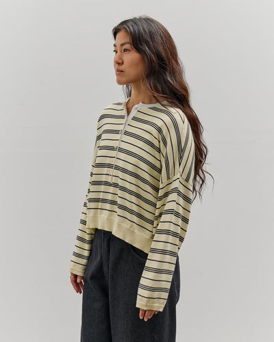 Cordera Organic Cotton Polo Sweater, Stripe