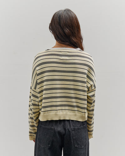 Cordera Organic Cotton Polo Sweater, Stripe