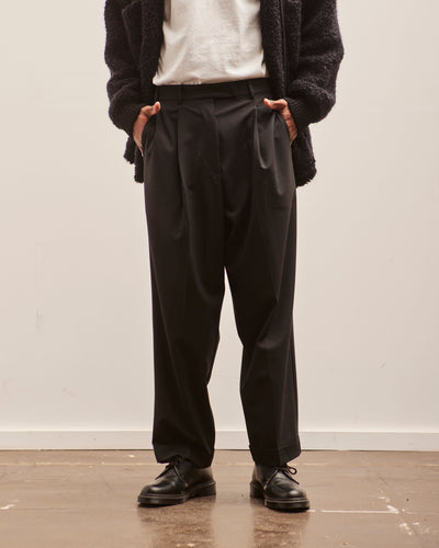 Cordera Unisex Tailoring Masculine Pant, Black