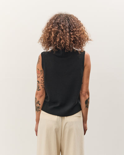 Cordera Merino Wool Waistcoat, Black
