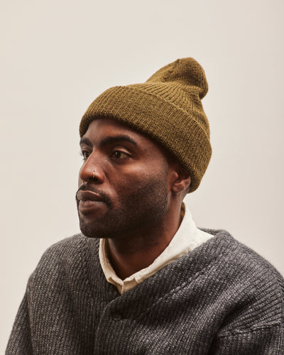 Engineered Garments Wool Watch Cap, Olive