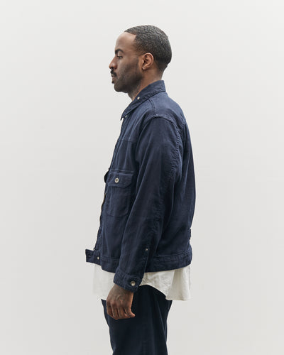 Engineered Garments Trucker Jacket Java, Dark Navy