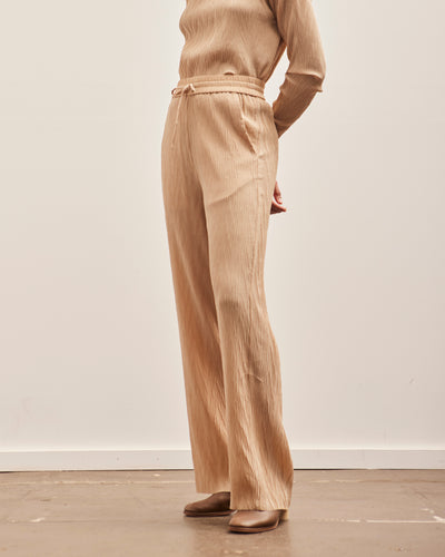 Henrik Vibskov Naptune Plisse Pant, Warm Sand