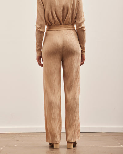Henrik Vibskov Naptune Plisse Pant, Warm Sand