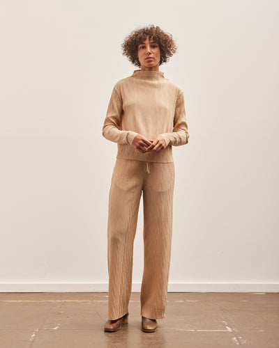 Henrik Vibskov Naptune Plisse Pant, Warm Sand