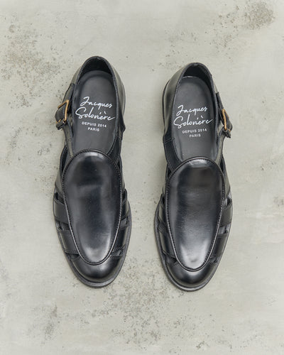 Jacques Soloviere Franck Sandal, Black