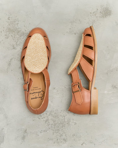 Jacques Soloviere Franck Sandal, Natural Raffia