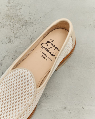 Jacques Soloviere Jacques New Shoes, Fishnet Ecru