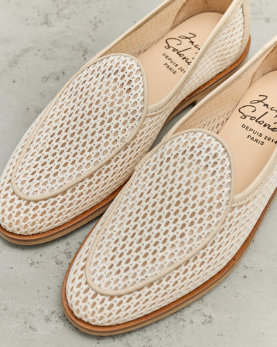 Jacques Soloviere Jacques New Shoes, Fishnet Ecru