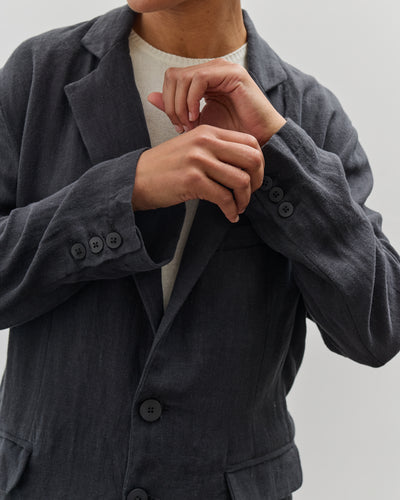 Jesse Kamm Basque Blazer, Washed Black