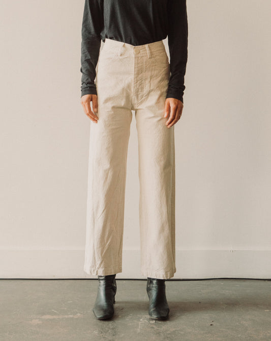Jesse Kamm California Slim Pant, Natural