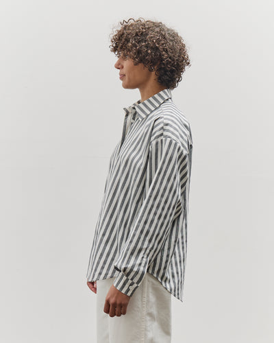 Jesse Kamm Speciality Alberta Shirt, Bold Slate Stripe