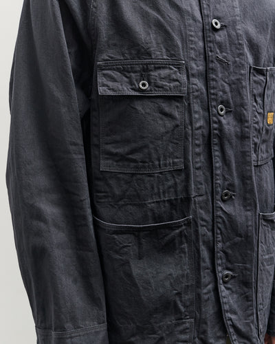 Kapital Unisex 10oz BLKxBLK Denim CACTUS Coverall, Black