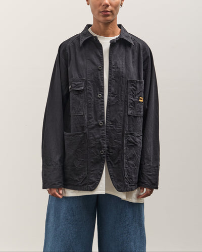 Kapital 10oz BLKxBLK Denim CACTUS Coverall, Black