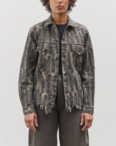 Kapital 12oz MAGPIE Denim 3rd JKT, BLKxBE