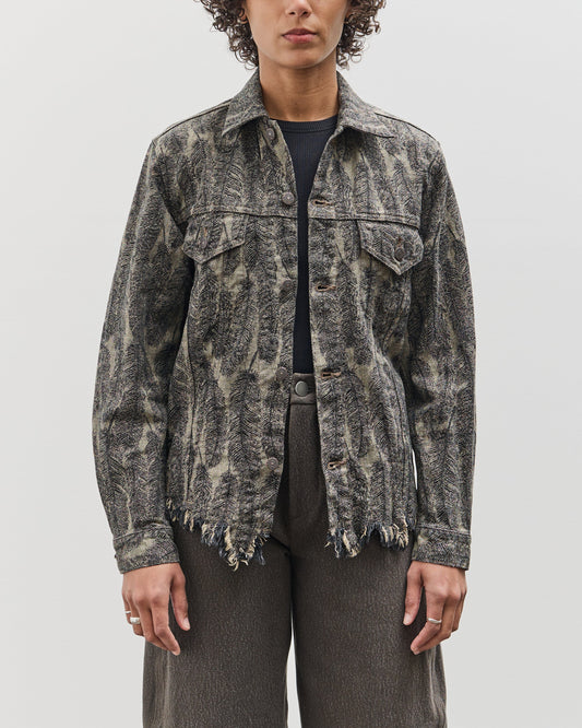 Kapital 12oz MAGPIE Denim 3rd JKT, BLKxBE