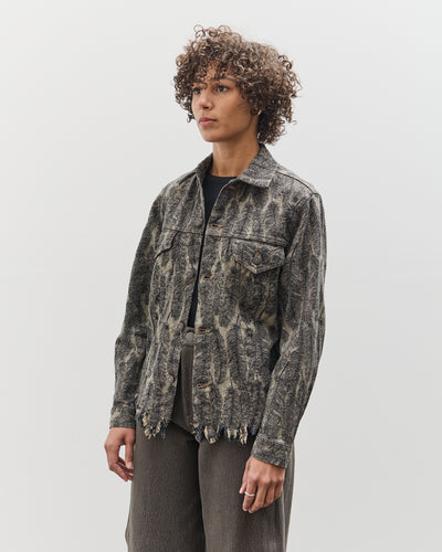 Kapital 12oz MAGPIE Denim 3rd JKT, BLKxBE