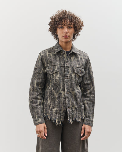 Kapital 12oz MAGPIE Denim 3rd JKT, BLKxBE