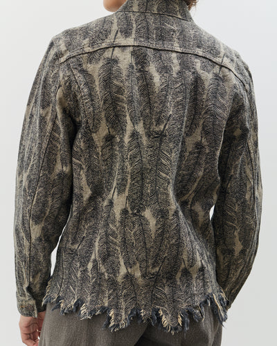 Kapital 12oz MAGPIE Denim 3rd JKT, BLKxBE