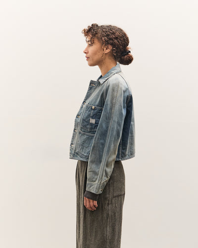 Kapital 12oz Denim Cropped WINDAY CHOR JKT, PRO