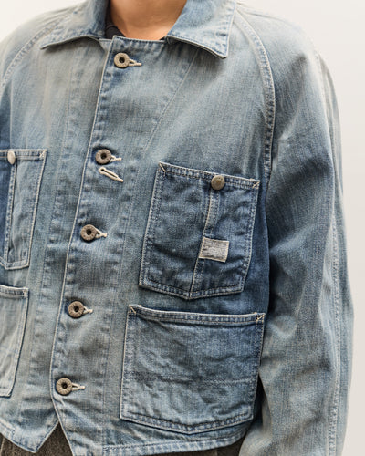 Kapital 12oz Denim Cropped WINDAY CHOR JKT, PRO