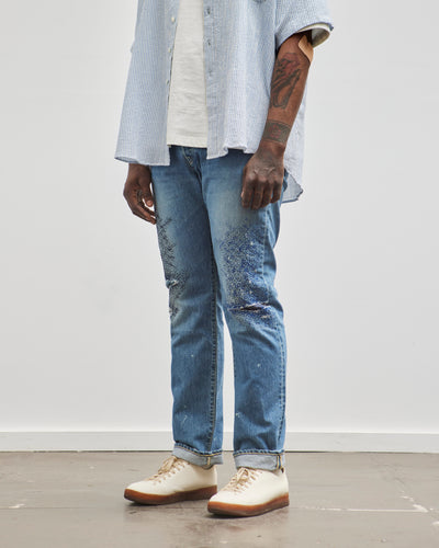 Kapital 14oz Denim 5P MONKEY CISCO (3YearsFade), IDG