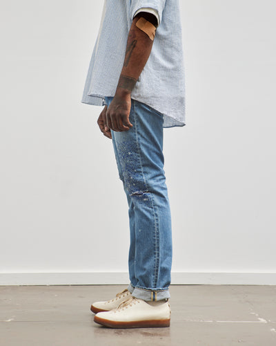 Kapital 14oz Denim 5P MONKEY CISCO (3YearsFade), IDG