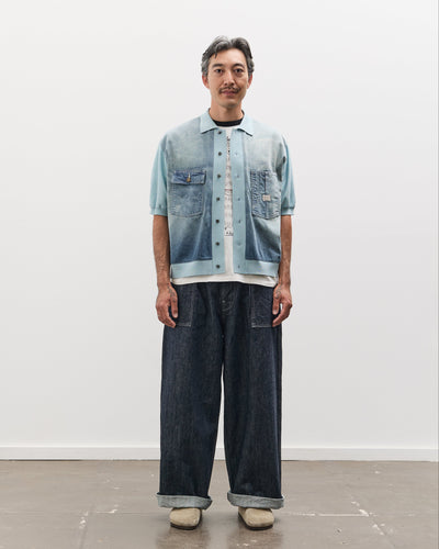 Kapital 14oz Denim FATIGUE Baggy Pants, IDG