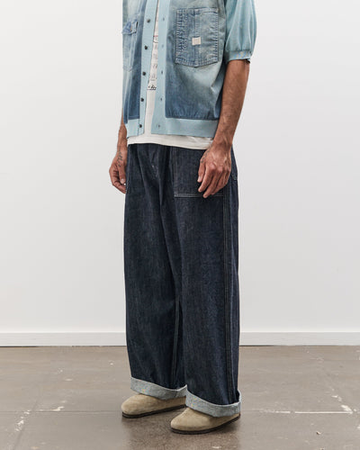 Kapital 14oz Denim FATIGUE Baggy Pants, IDG