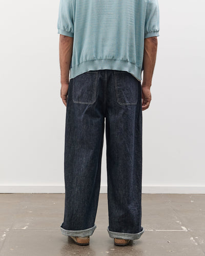 Kapital 14oz Denim FATIGUE Baggy Pants, IDG