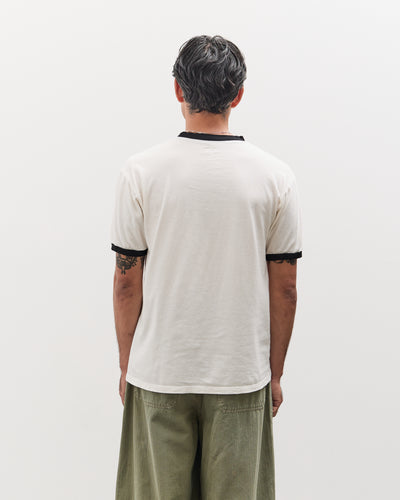 Kapital 20/-Jersey RINGER T (BORO ELEGY), Ecru