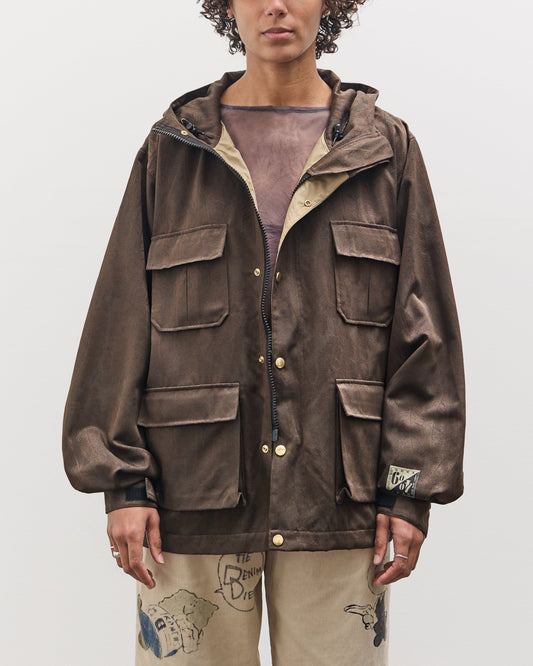 Kapital 60/40 Cloth MAGPIE Mountain Parka, Dark Brown