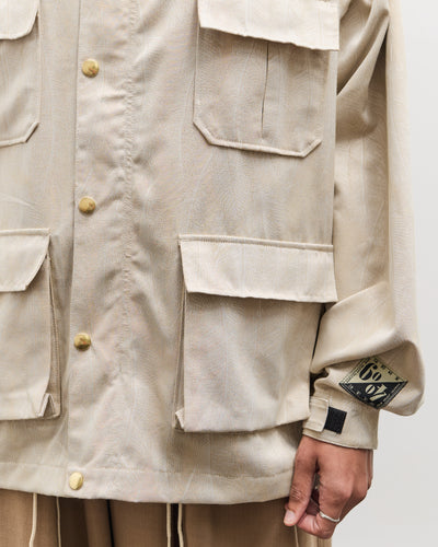 Kapital 60/40 Cloth MAGPIE Mountain Parka, Ecru